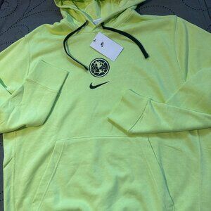 NIKE CLUB AMERICA SOCCER MEXICAN TEAM APPLE GREEN HOODIE SIZE 2XL XL L M MEN $80